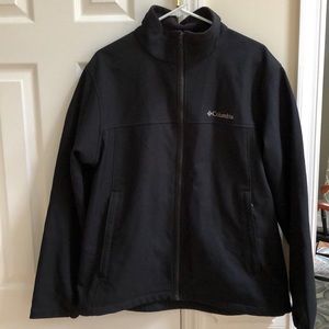 Columbia Mens Black ZIP Up Weather Proof Jacket